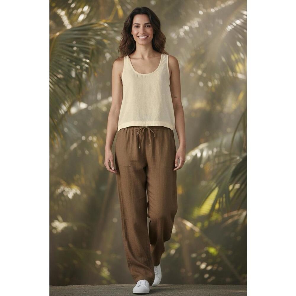 Patagonia Women's Garden Island Reversible Top Shirt Size M 42345 Natural - Picture 10 of 10